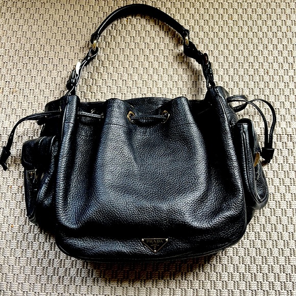 Vintage Prada Leather Bag - Picture 1 of 8